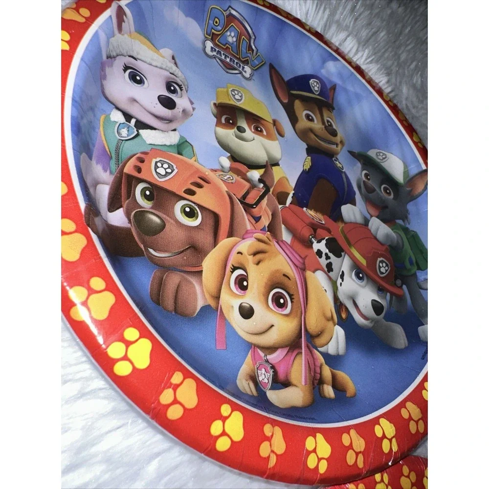 Paw Patrol Party Supplies Set 4 Packs Plates and 1 Pack Napkins Birthday Theme